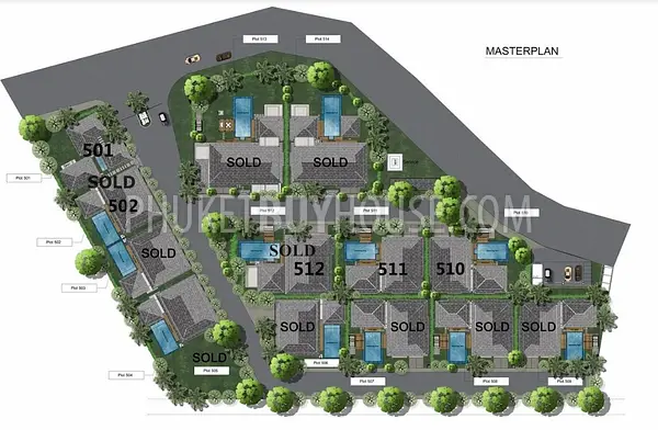 BAN4500: Large Modern 3 bedroom Villa with Private Swimming Pool in Bang Tao. Photo #11