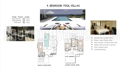 LAY4598: Elegant 4 bedroom ocean view villa. Photo #1