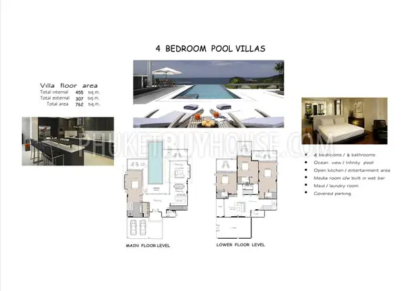 LAY4598: Elegant 4 bedroom ocean view villa. Photo #1