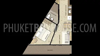 KAM4624: One bedroom Uniquely Designed Apartment in Kamala. Fotoğraf #2
