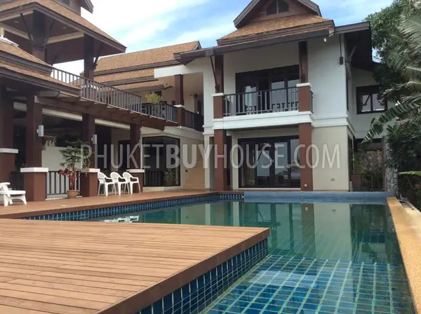 NAI4627: Sale Stunning sea view 5 bedroom pool villa in Nai Harn. 照片 #24