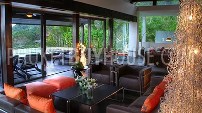 KAM4640: Contemporary art with an ultra–luxury design ocean front villa. Photo #5