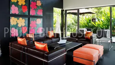 KAM4640: Contemporary art with an ultra–luxury design ocean front villa. Photo #7