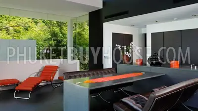 KAM4640: Contemporary art with an ultra–luxury design ocean front villa. Photo #8