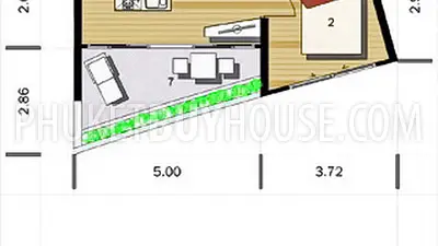 KAT4571: One bedroom apartment in modern development in 1.5 km from Kata beach. 照片 #4