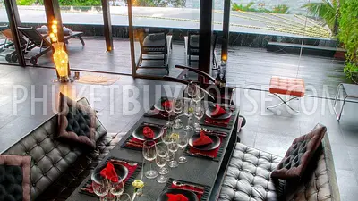 KAM4640: Contemporary art with an ultra–luxury design ocean front villa. Photo #36