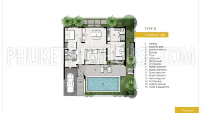 BAN4770: 2 Bedroom Villa with Private Pool close to Bang Tao beach. Photo #12