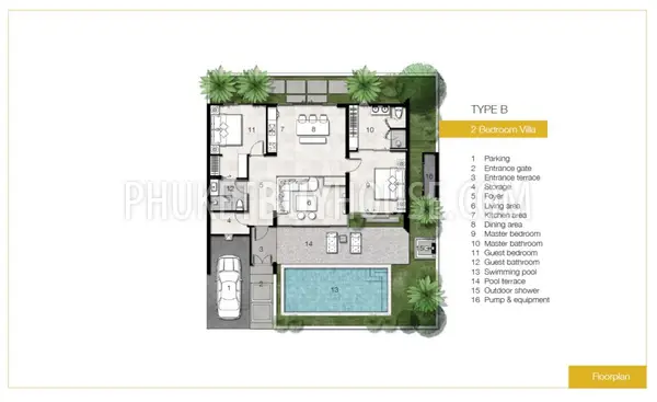 BAN4770: 2 Bedroom Villa with Private Pool close to Bang Tao beach. Photo #12