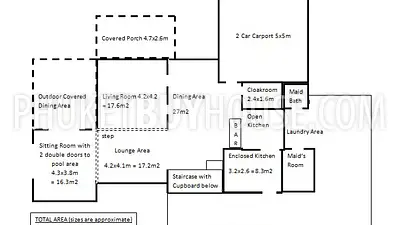 CHA4833: 4 Bedroom House with Pool in Chalong, Phuket. 照片 #8