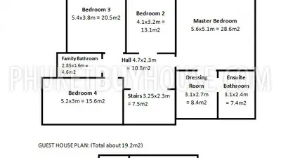 CHA4833: 4 Bedroom House with Pool in Chalong, Phuket. 照片 #9