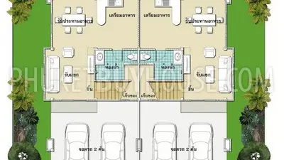 TAL4844: 3 Bedroom Town home in Paklok. Photo #2