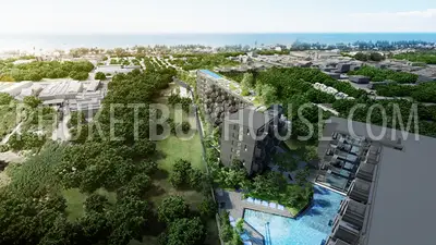 PAT4793: Modern one-bedroom apartment with stylish balcony in Patong. Photo #1