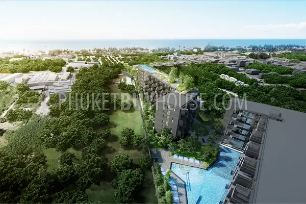 PAT4793: Modern one-bedroom apartment with stylish balcony in Patong. Fotoğraf #1