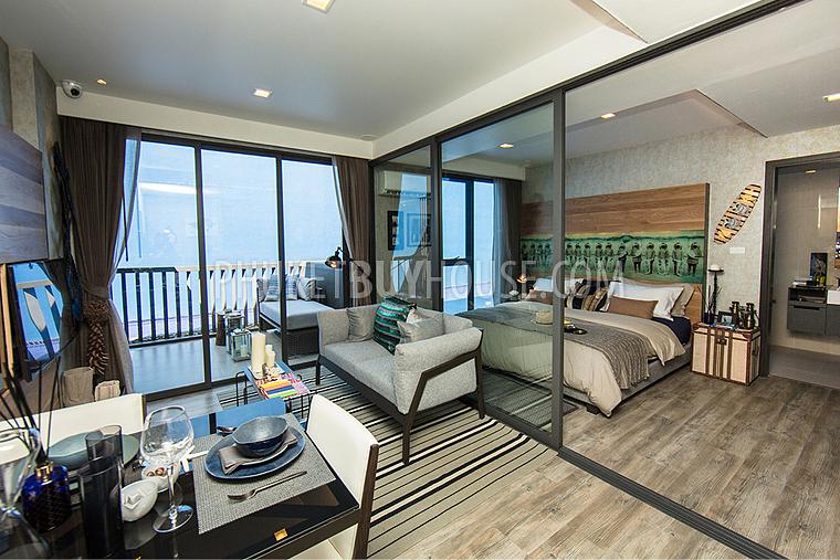 PAT4793: Modern one-bedroom apartment with stylish balcony in Patong. Photo #2