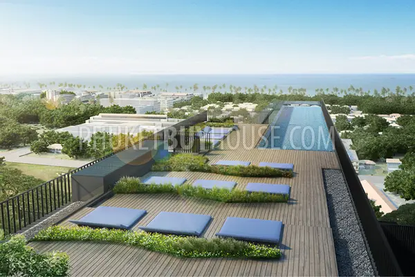 PAT4793: Modern one-bedroom apartment with stylish balcony in Patong. Fotoğraf #3