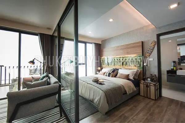 PAT4793: Modern one-bedroom apartment with stylish balcony in Patong. Fotoğraf #5