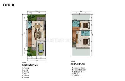 CHA4800: Two Bedroom Townhomes for Sale in Chalong. Photo #6