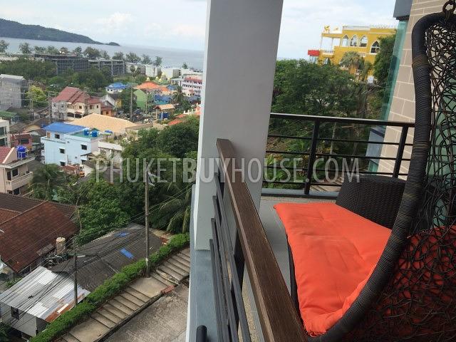 PAT4910: Sea view one bedroom apartment in Patong. Photo #16