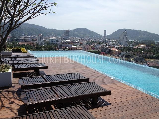 PAT4910: Sea view one bedroom apartment in Patong. Photo #21