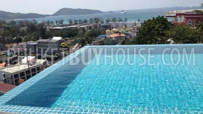PAT4910: Sea view one bedroom apartment in Patong. Fotoğraf #24