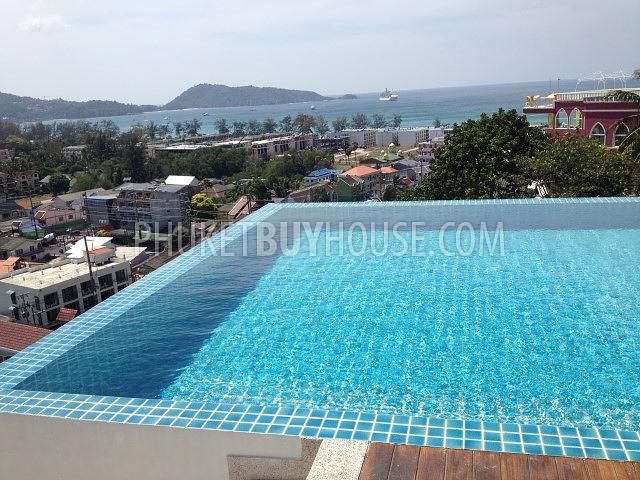 PAT4910: Sea view one bedroom apartment in Patong. Photo #24