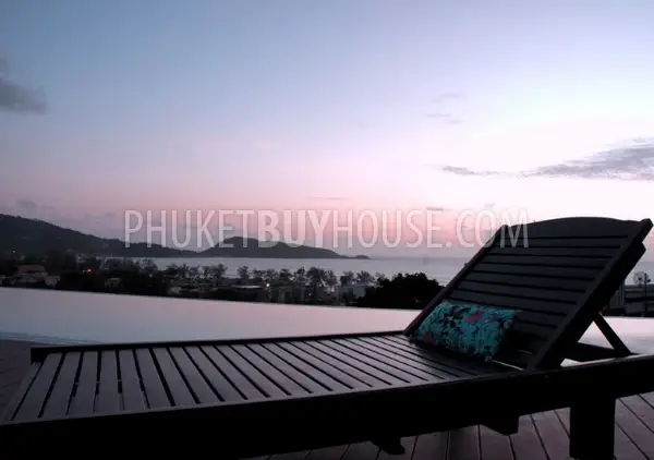 PAT4910: Sea view one bedroom apartment in Patong. Photo #25