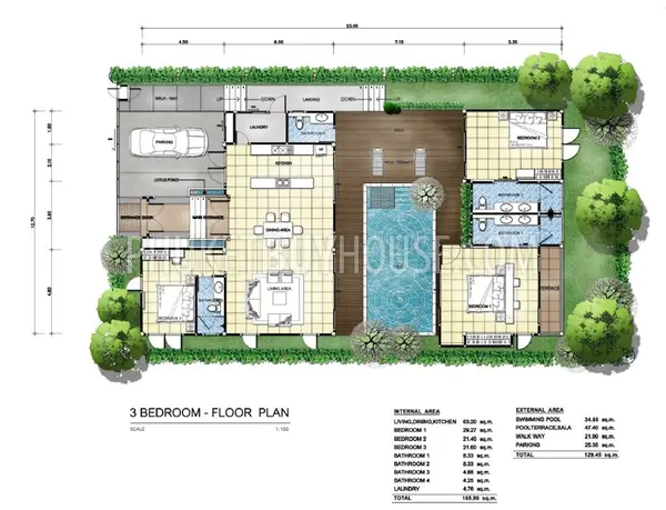CHE4971: 3 Bedroom Luxury Pool Villa. Fotoğraf #2