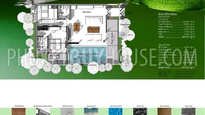 NAI4972: Luxury 2 Bedroom Villa just Minutes from Nai Harn beach. Photo #1