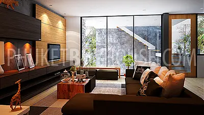 KAM5024: New villas near Kamala with unique eco design for sale on Phuket. Photo #1
