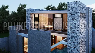 KAM5024: New villas near Kamala with unique eco design for sale on Phuket. Photo #3