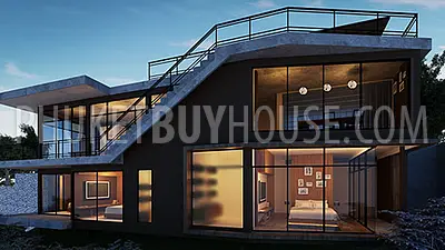 KAM5024: New villas near Kamala with unique eco design for sale on Phuket. Photo #4