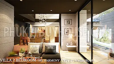 KAM5024: New villas near Kamala with unique eco design for sale on Phuket. Photo #8