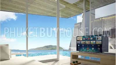 RAW5026: Modern villa with outstanding Rawai beach views. Photo #7
