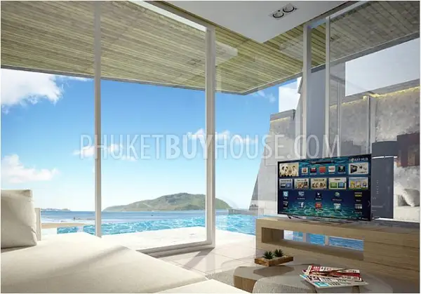 RAW5026: Modern villa with outstanding Rawai beach views. Photo #7