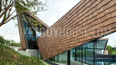 KTH5005: Steel Architectural Designed Waterfront Masterpiece Villa in Phuket for Sale, a must see. Photo #2