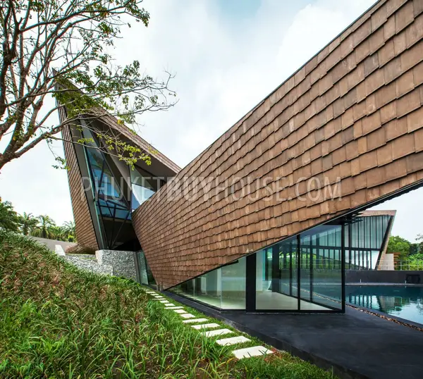 KTH5005: Steel Architectural Designed Waterfront Masterpiece Villa in Phuket for Sale, a must see. Fotoğraf #2