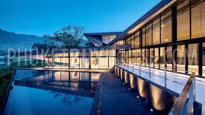 KTH5005: Steel Architectural Designed Waterfront Masterpiece Villa in Phuket for Sale, a must see. Photo #5