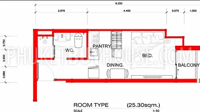 KAT5081: Studio-Apartment at New Luxurious Condominium near Kata Beach. Photo #24