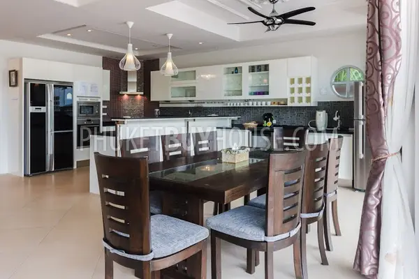 CHA5064: Huge 7 Bedroom Modern Sea View and Beach front Villa near Chalong Marine. Photo #19