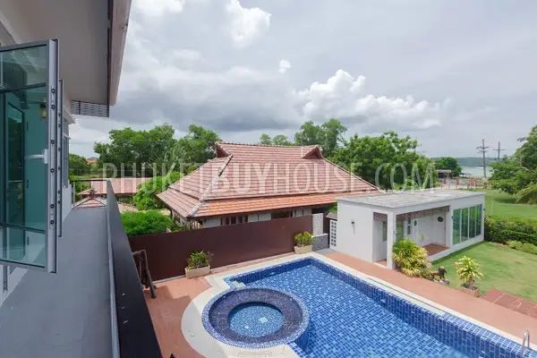CHA5064: Huge 7 Bedroom Modern Sea View and Beach front Villa near Chalong Marine. Photo #30