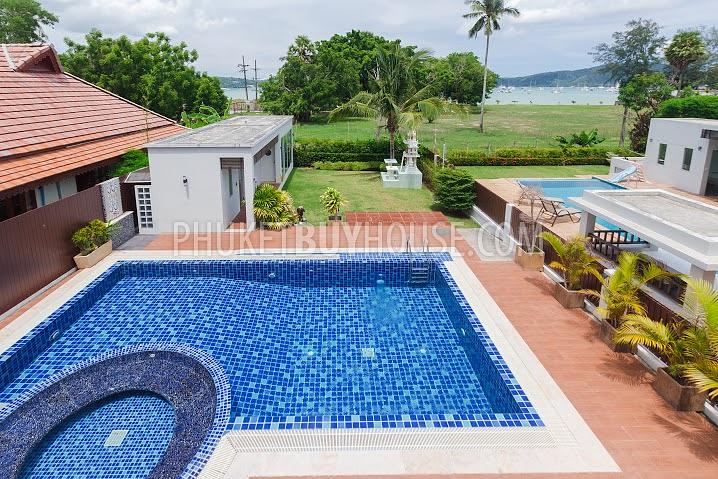 CHA5064: Huge 7 Bedroom Modern Sea View and Beach front Villa near Chalong Marine. Photo #32