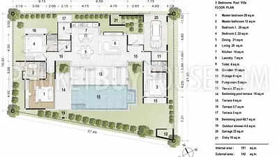 LAY5128: Modern 3 Bedroom Villa with private Pool in Layan. Photo #3