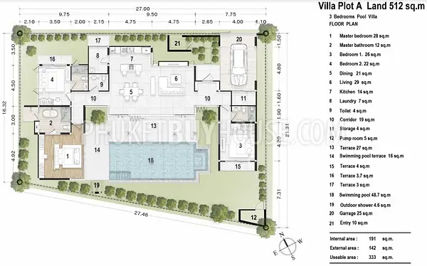 LAY5128: Modern 3 Bedroom Villa with private Pool in Layan. Photo #3