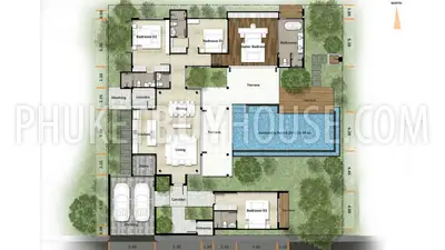 LAY5130: 3 Bedroom Luxury Pool Villa near Layan Beach. Photo #3
