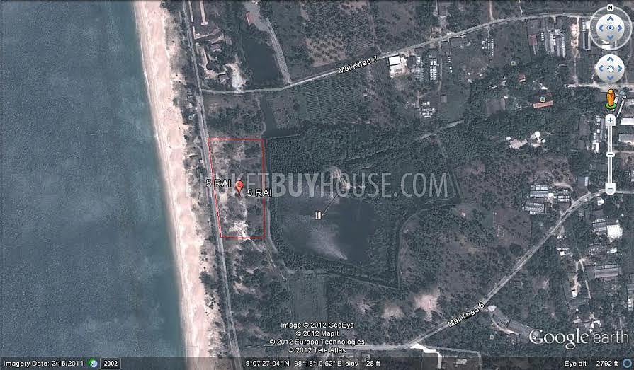 MAI5141: Земельный участок на берегу моря в элитном районе Май Као. Фото #3