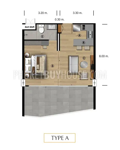 BAN5231: One bedroom apartment close to Bang Tao Beach. Fotoğraf #1