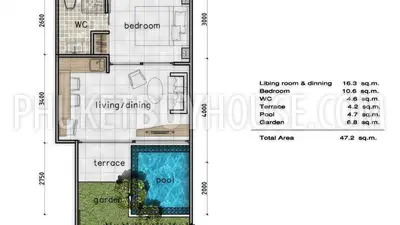 RAW5189: Luxury apartment with jacuzzi and views of the ocean. Photo #6