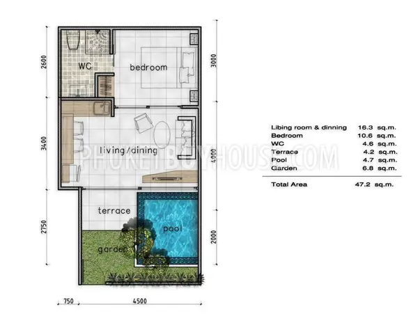 RAW5189: Luxury apartment with jacuzzi and views of the ocean. Photo #6