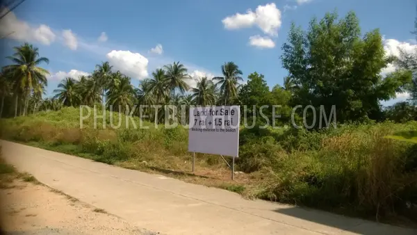 PHA5253: Land plot close to Natai Beach. Photo #1