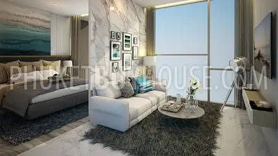 PAT5272: Modern Apartment with 1 Bedroom in Patong. Photo #3